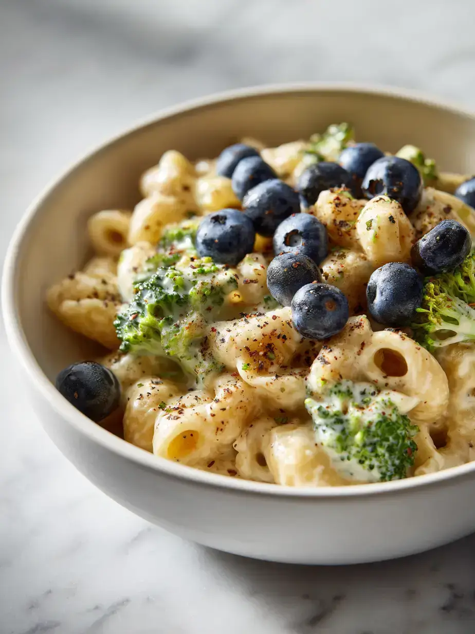 Cozy Serving of Vegan Broccoli Mac and Cheese