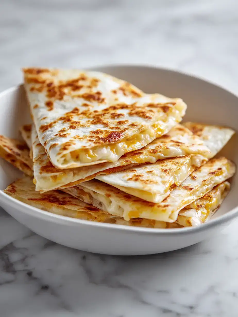 Cozy Serving of Vegan Cheese Quesadillas