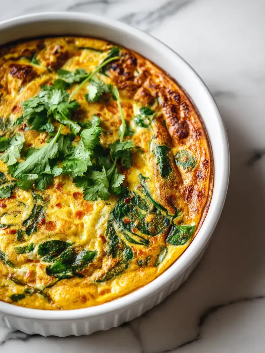 Cozy Serving of Vegan Frittata