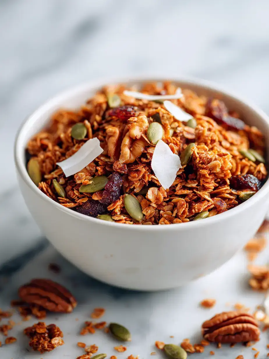 Cozy Serving of Vegan Granola