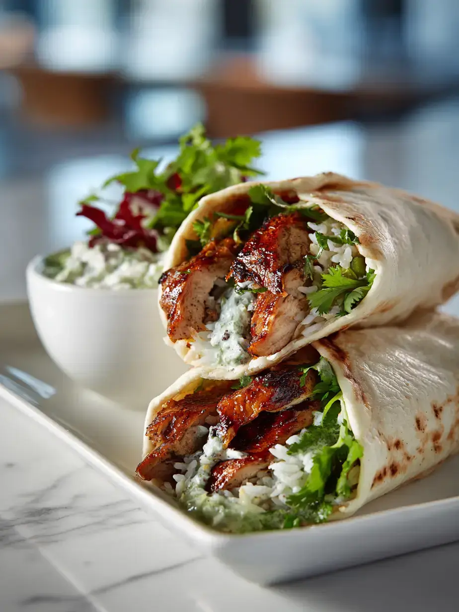 Cozy Serving of Vegan Gyro Wraps