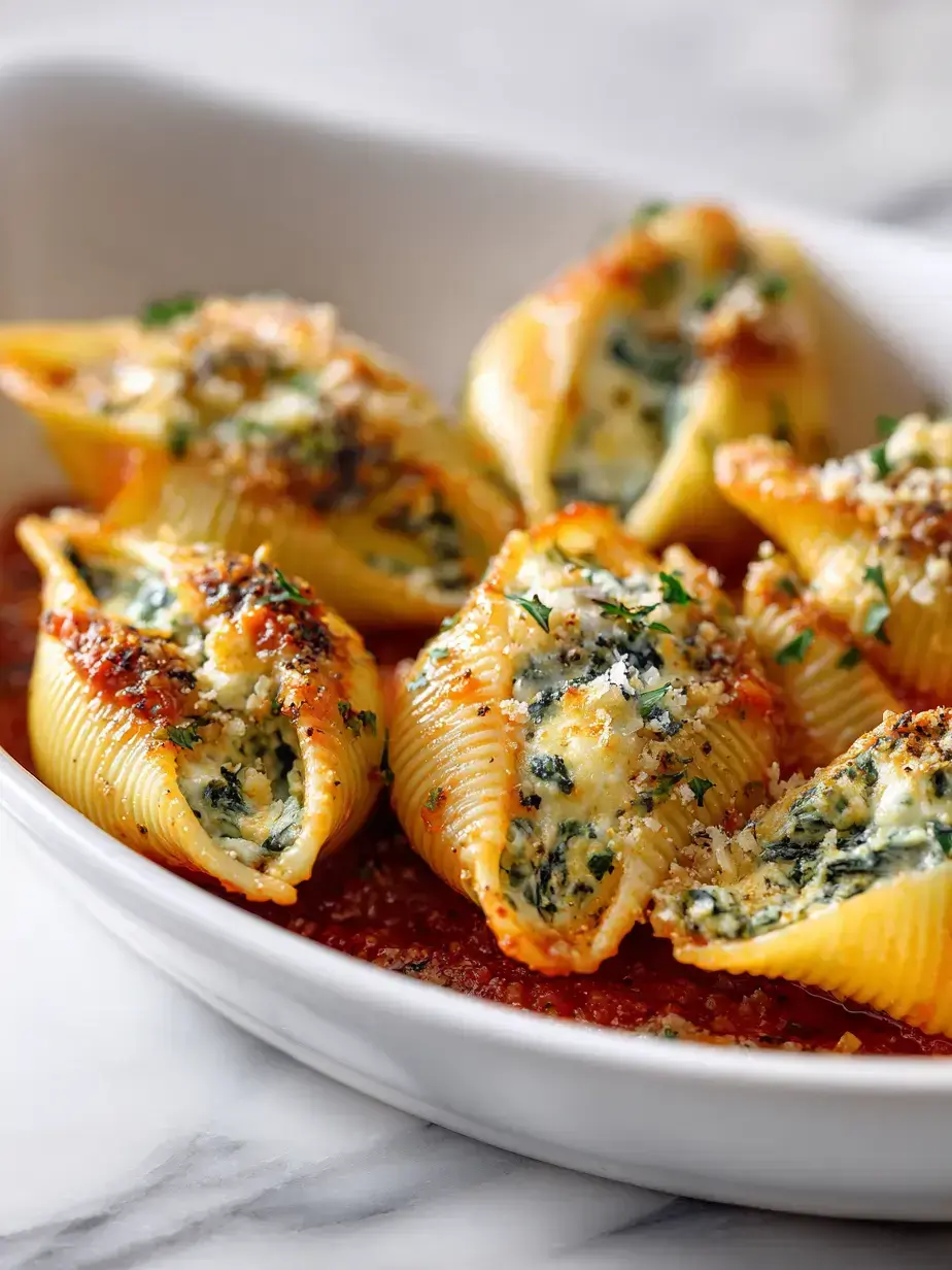 Cozy Serving of Vegan Stuffed Shells