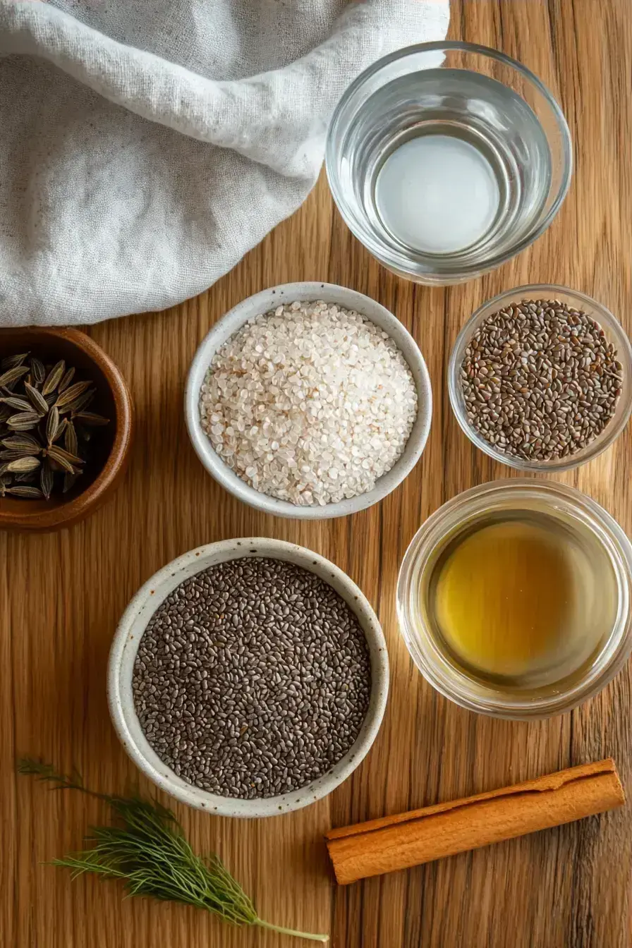 Bariatric Seed Tea ingredients preparation