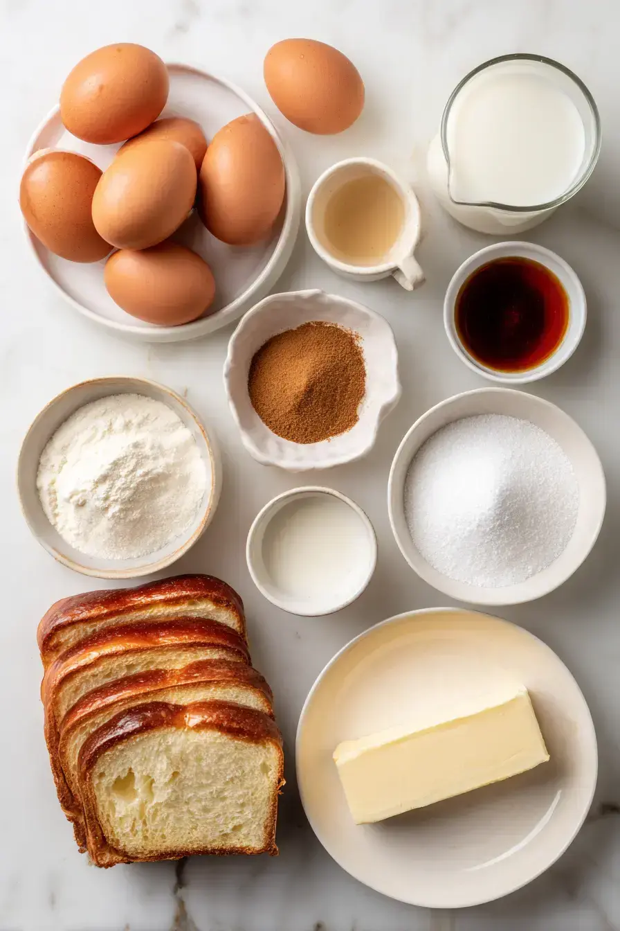 Cinnamon French Toast ingredients preparation