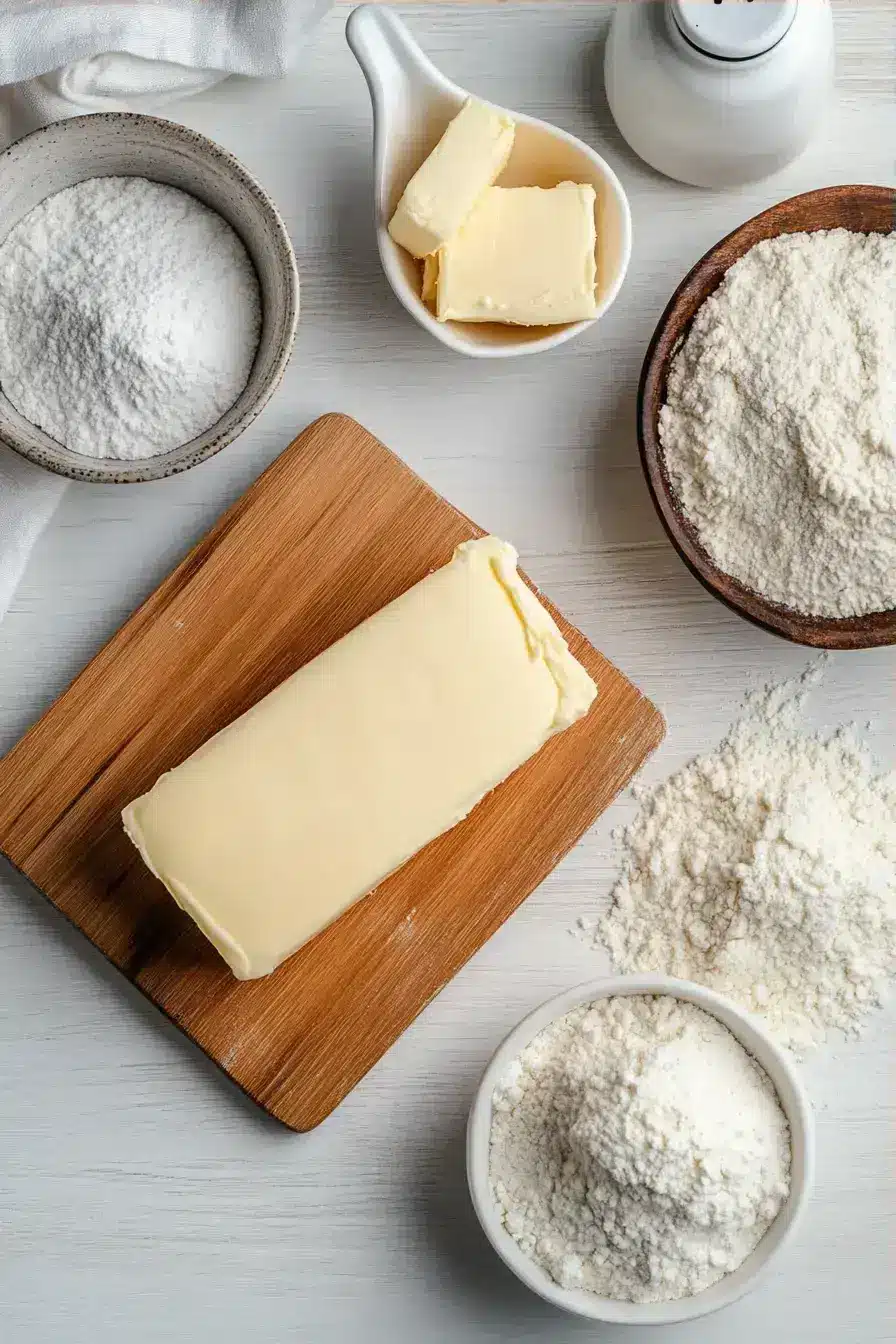 Cupcakes ingredients preparation