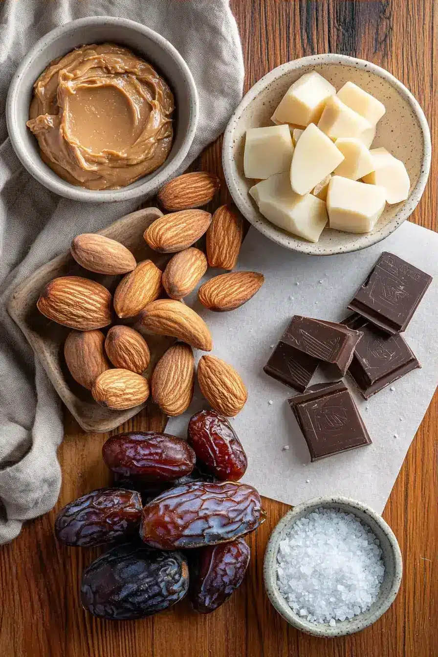 Date Bark ingredients preparation