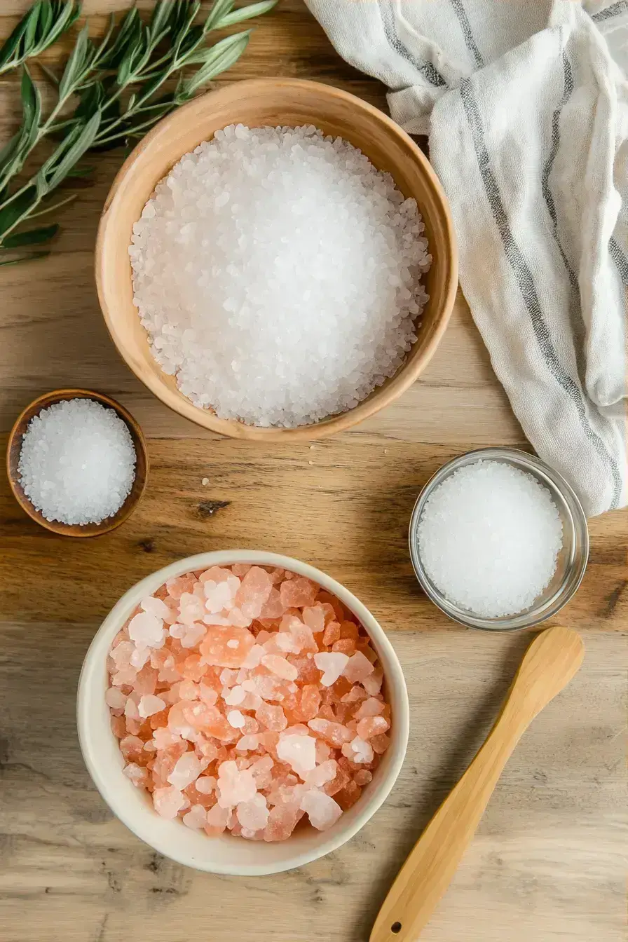 Himalayan Pink Salt ingredients preparation