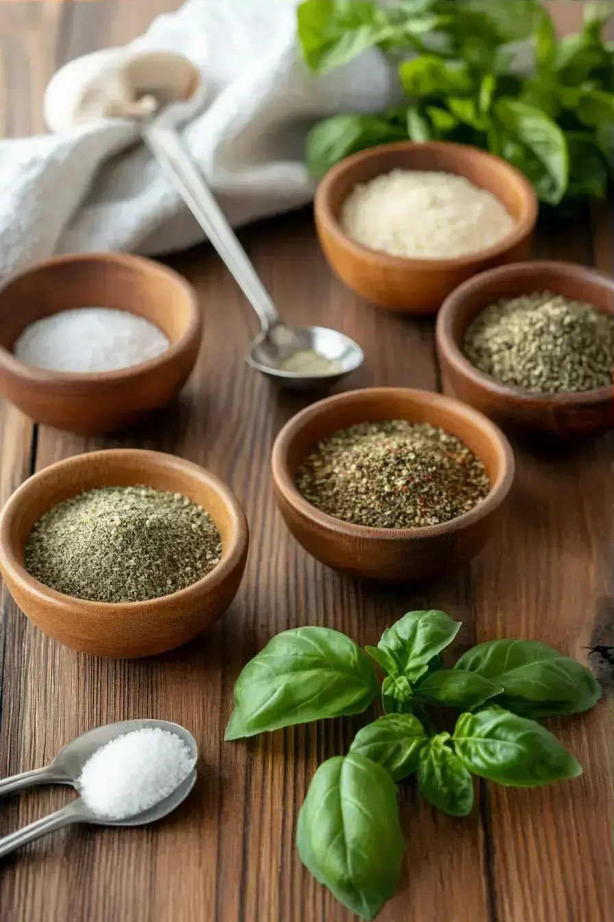 Italian Seasoning ingredients preparation