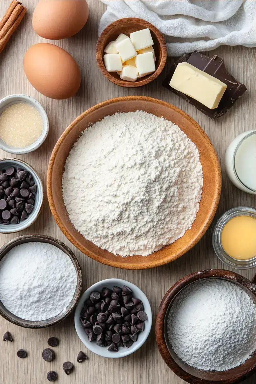 Mummy Muffins ingredients preparation