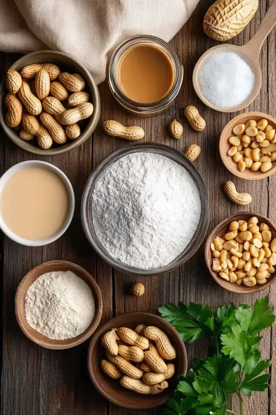 Peanut Butter ingredients preparation