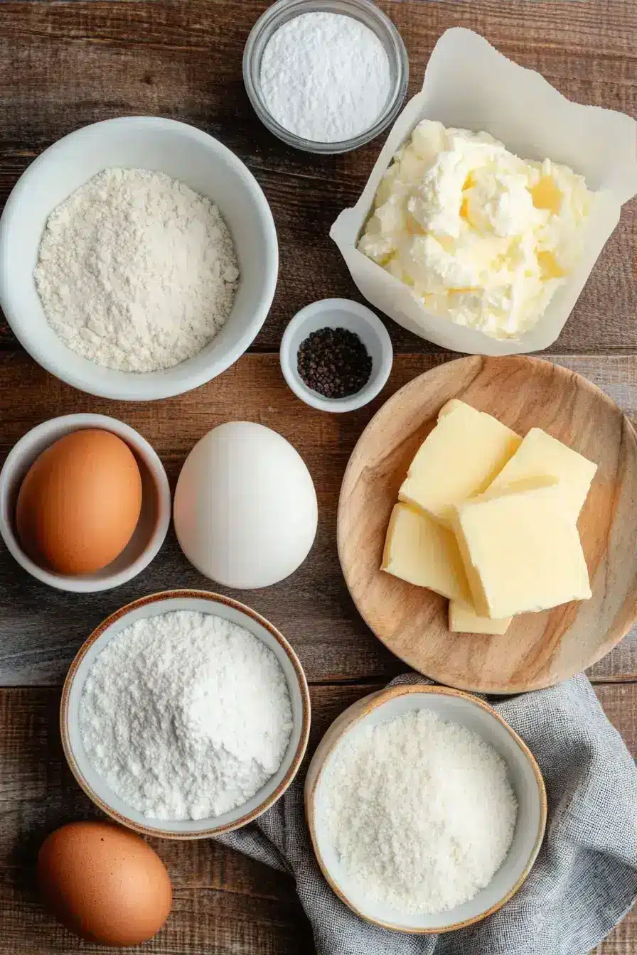 Ricotta Cake ingredients preparation