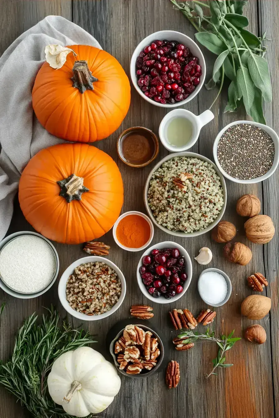 Stuffed Pumpkins ingredients preparation