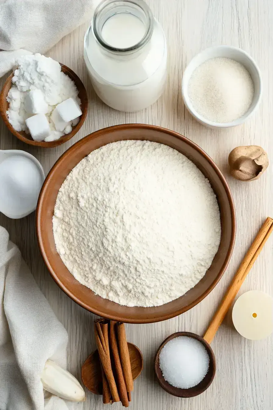 Vegan Vanilla Cake ingredients preparation