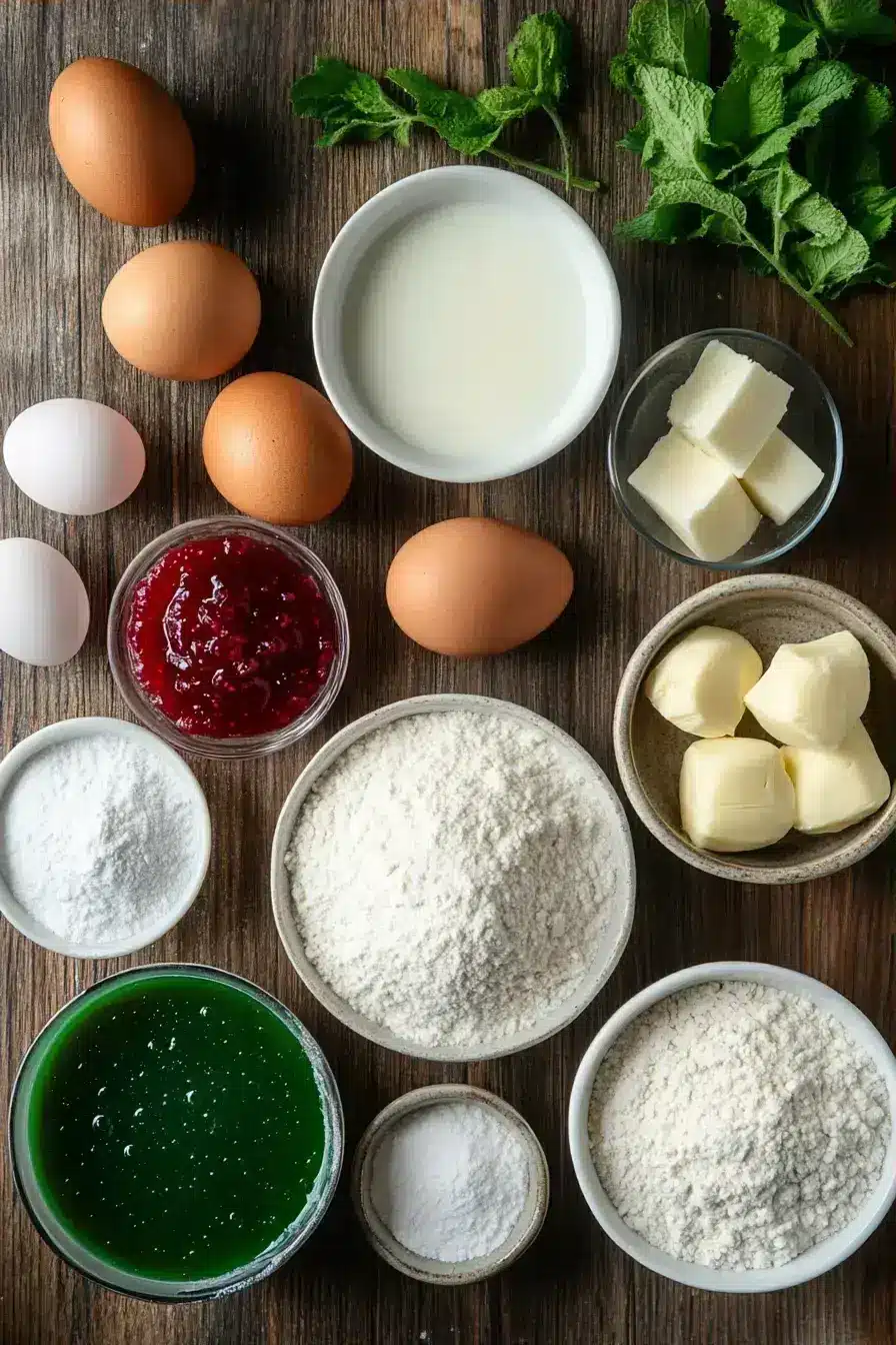 Zombie Brain Explosion Cupcakes ingredients preparation