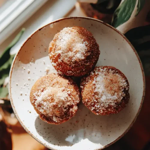 Easy Apple Cider Donut Muffins