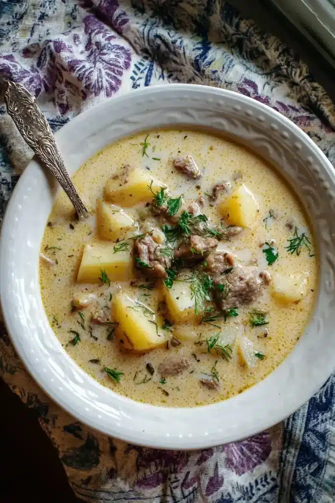 Easy Beef And Potato Soup
