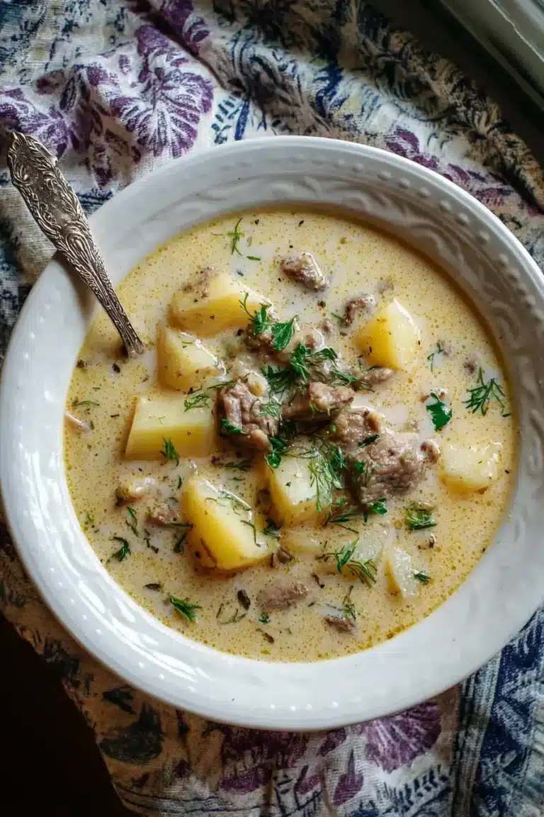 Easy Beef And Potato Soup