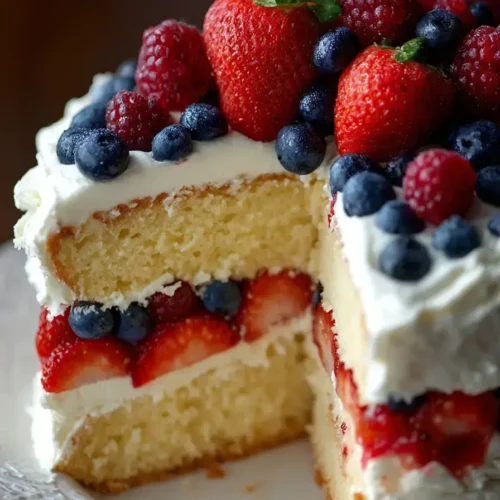 Easy Berry Chantilly Cake