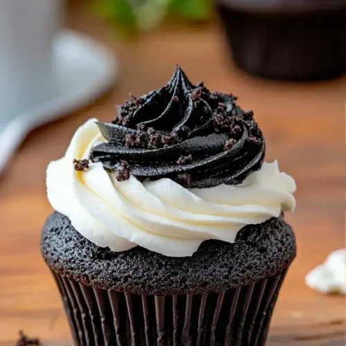Easy Black Velvet Cupcakes