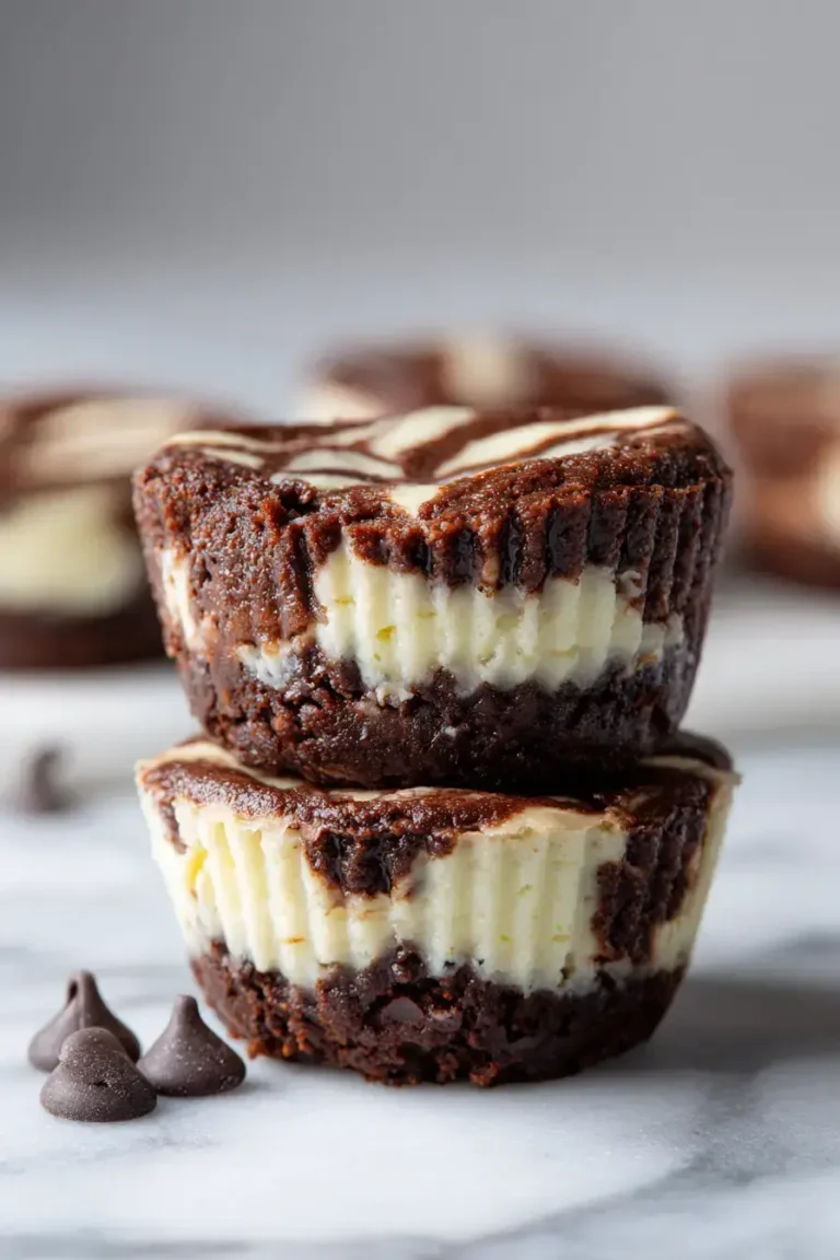 Easy Brownie Cheesecake Cups
