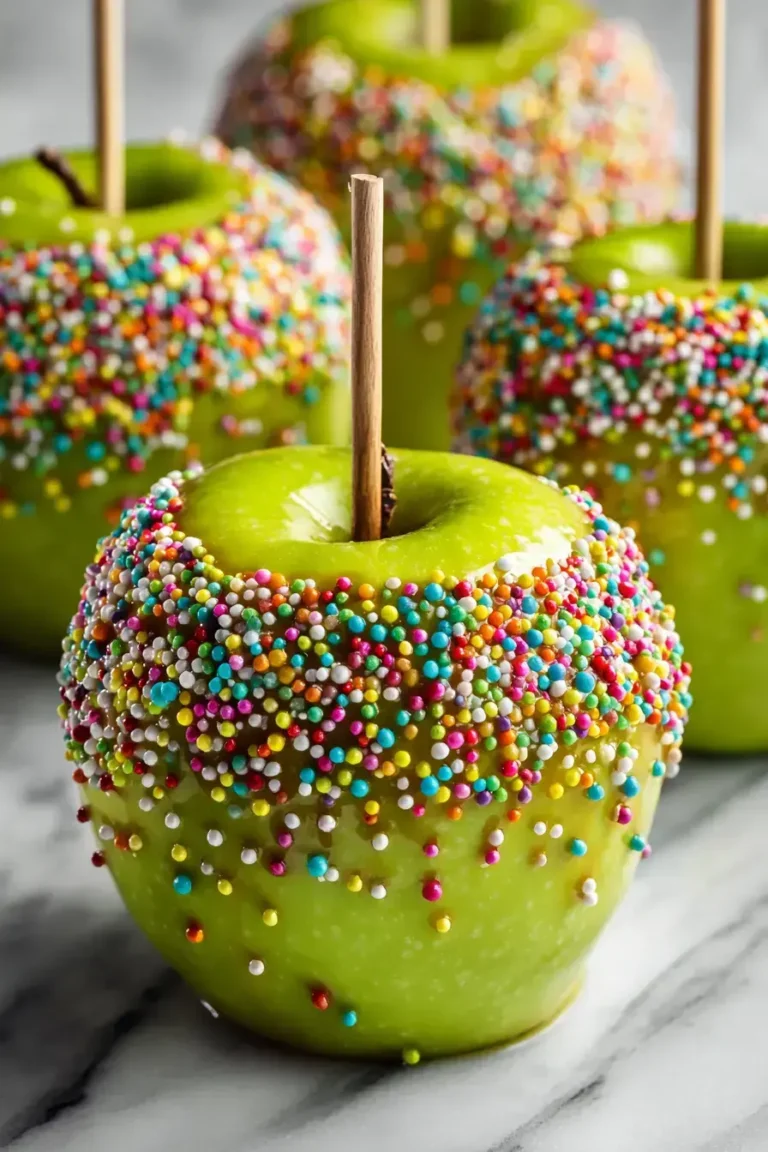 Easy Candy Carnival Caramel Apples