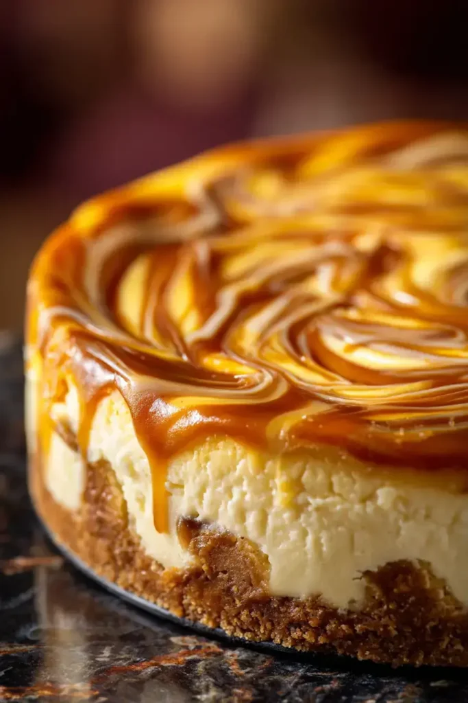 Easy Caramel Apple Cheesecake