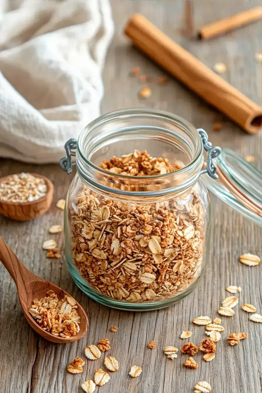 Chai Granola recipe finished dish