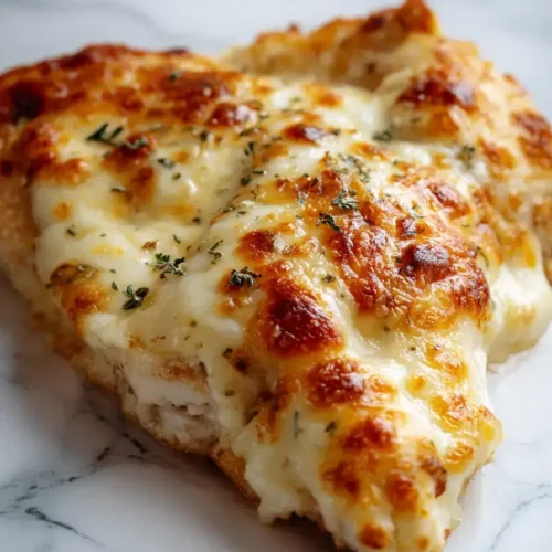 Easy Cheesy Garlic Chicken Bake