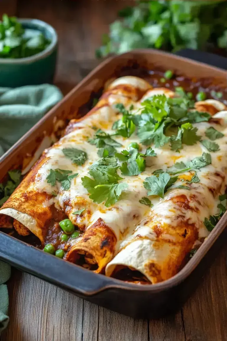 Easy Chicken Mole Enchiladas