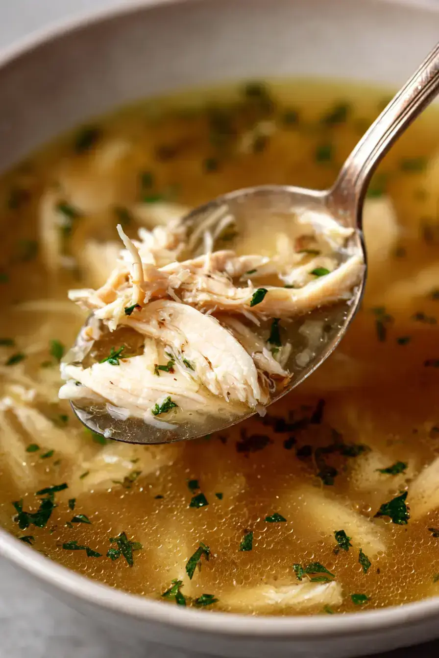 Chicken Soup Recipe finished dish