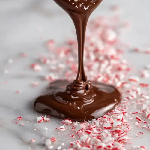 Easy Chocolate Peppermint Magic Shell