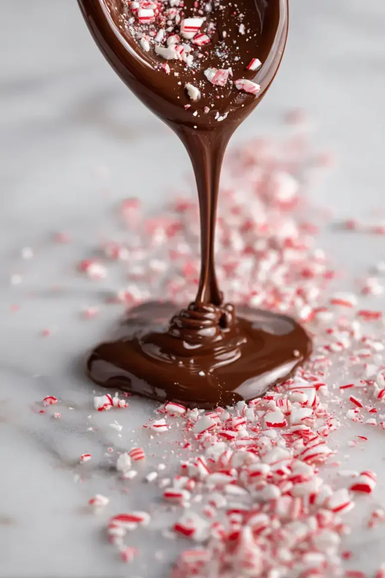 Easy Chocolate Peppermint Magic Shell