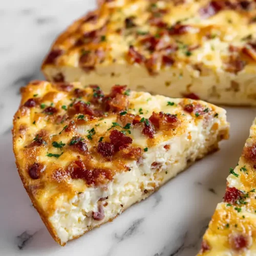 Easy Crustless Quiche Lorraine