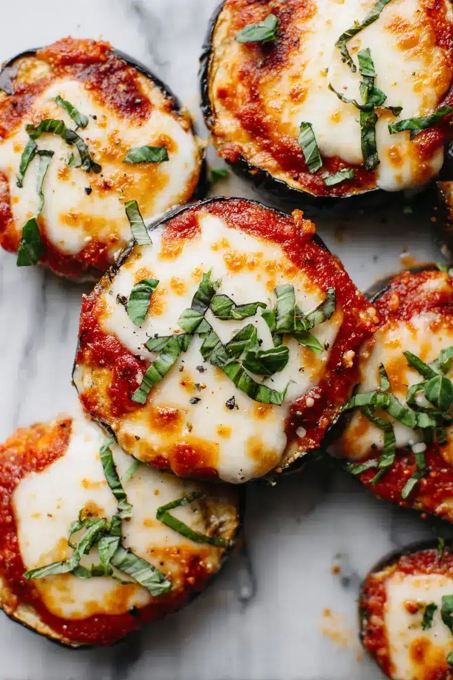 Eggplant Parmesan recipe finished dish