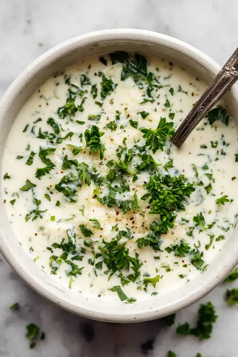 Easy Garlic Parmesan Sauce