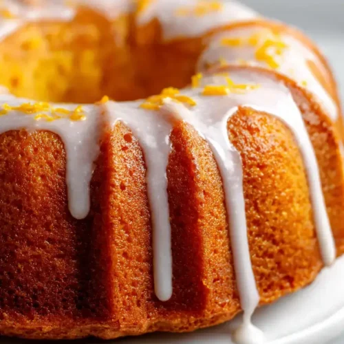 Easy Glazed Orange Bundt Cake