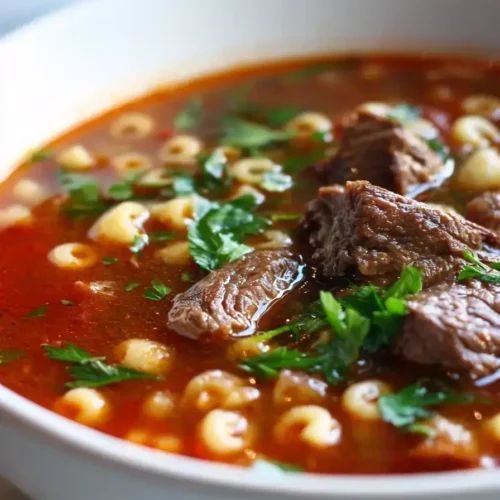 Easy Italian Beef Soup