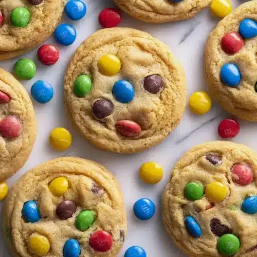 Easy M&M Cookies