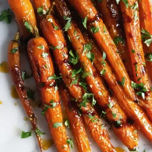 Easy Maple Dijon Roasted Carrots