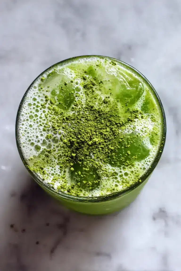 Easy Matcha Lemonade