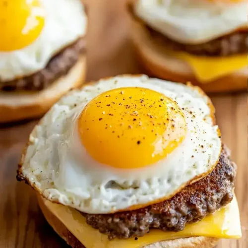 Easy Mini Egg Burgers