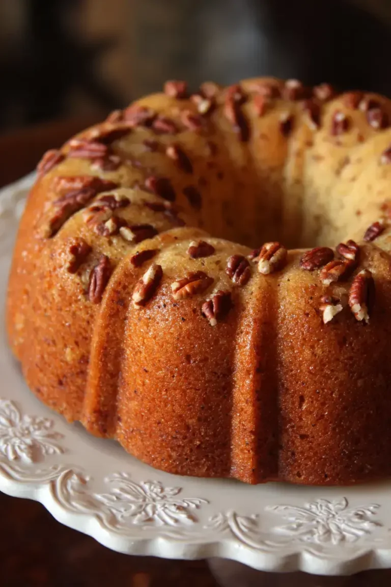 Easy Pecan Bundt Cake