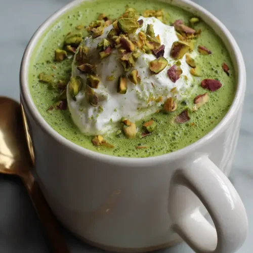 Easy Pistachio Matcha Latte