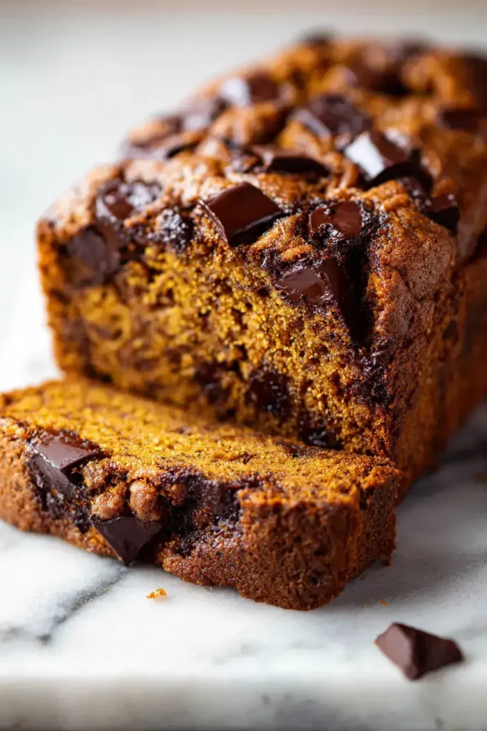 Easy Pumpkin Chocolate Chip Bread