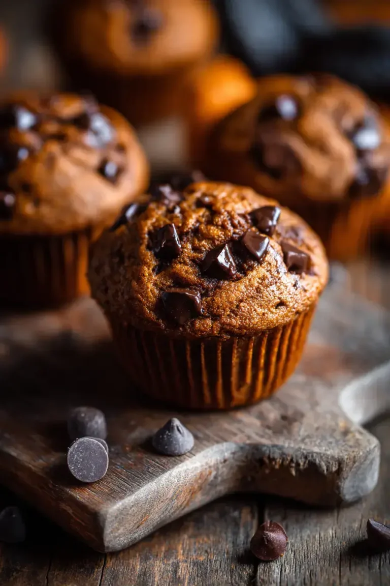 Easy Pumpkin Chocolate Chip Muffins