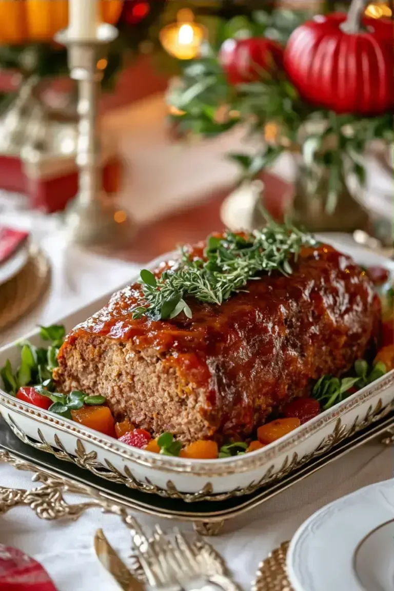 Easy Pumpkin-Shaped Meatloaf