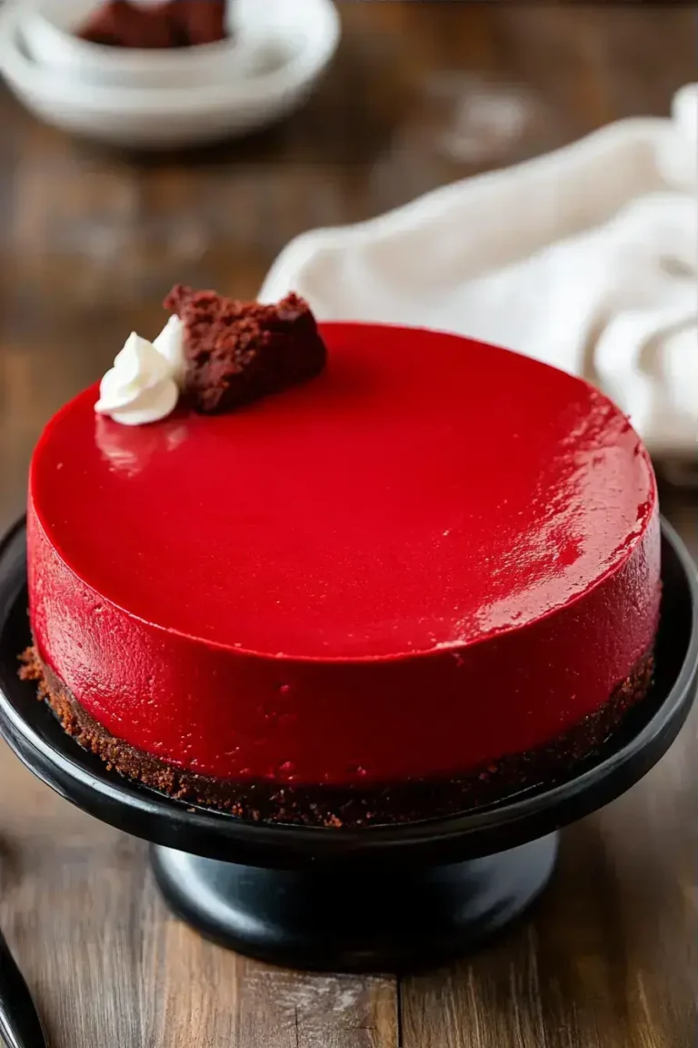 Easy Red Velvet Cheesecake