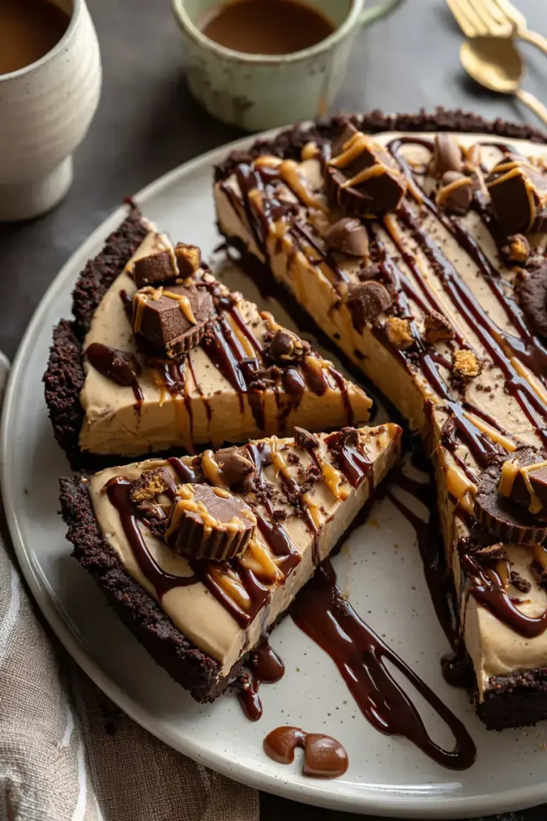 Easy Reese's Peanut Butter Cup Pie