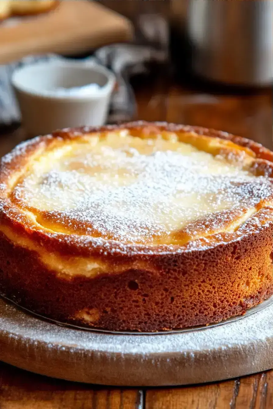 Ricotta Cake recipe finished dish