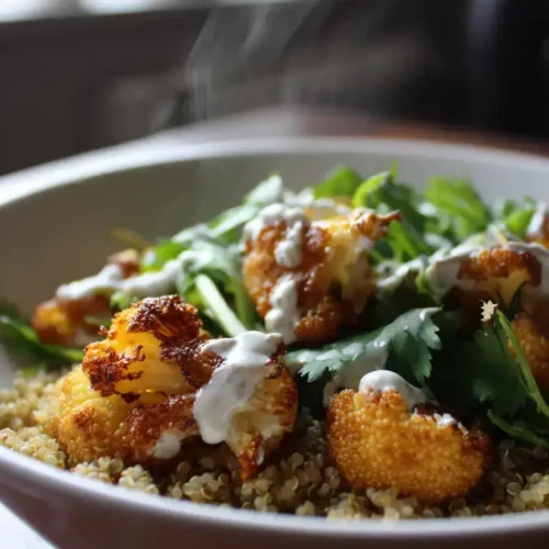 Easy Roasted Cauliflower Bowl